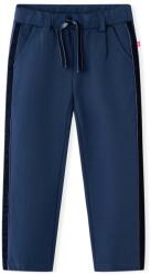 vidaXL Gyerek nadrág fekete szegélyekkel Navy 104, 30°C-ig mosógépben mosható 14923 (14923)