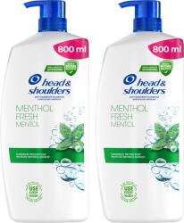 Head & Shoulders Kiszerelés: 2 x Head & Shoulders Menthol Fresh 2 az 1-ben korpásodás elleni sampon minden haj- és fejbőrtípusra, 800ml