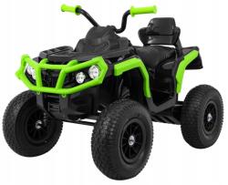 Ramiz Quad Atv Air újratölthető akkumulátor gyerekeknek Fekete-zöld pumpált kerekek rádió (5903864904468)