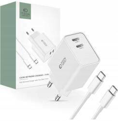 Tech-Protect Akkumulátortöltő PD35W 2xUSB-C Type-c kábel (792930947158)