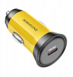 BOROFONE autós töltő BZ26 Searcher Type C Pd 30W 3A sárga (BZ26)