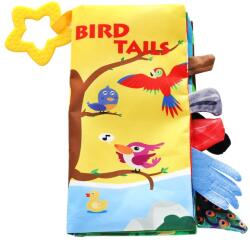 KikkaBoo Текстилна книжка с чесалка Kikkaboo - Bird tails (31201010268)