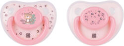 Kikkaboo Силиконови залъгалки Kikkaboo - Savanna, Pink 0-6 m, 2 броя (31303010042)