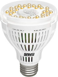  Sansi Növénynevelő Lámpa - 15 W, De27, 34X LED-es Meleg Fehér Fényű