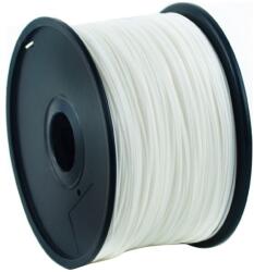 Gembird izzószál 3D nyomtatóhoz, ABS, 1, 75 mm átmérőjű, 1 kg / orsó, kb. 400 m, olvadáspont: 225-240 °C, fehér (3DP-ABS1.75-01-W)