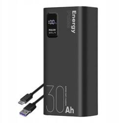  Csomagolás: Me EnergyPulse külső akkumulátor 30000mAh 22, 5W fekete 8596311240669 (OMPWB30K)