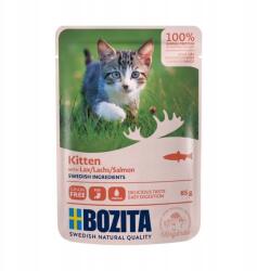 Bozita Kitten Nedves Macskaeledel Lazac tasak 85g