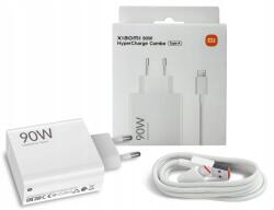 Xiaomi Eredeti Xiaomi töltő 90W HyperCharge Combo GaN Usb-a fehér Pd 6, 1A (BHR07ZBEU)