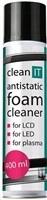 CLEAN IT Tisztítóhab monitorokhoz 400ml, antisztatikus, LCD/TFT/Plazma (CL-172)