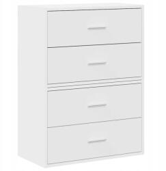 vidaXL Szekrény 2 fiókkal, 2 db, fehér, 60x31x40 cm (858822)
