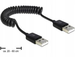 Delock kábel 83239 (usb 2.0 M Usb 2.0 M, 0, 6m, fekete) (83239)