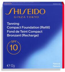 Shiseido Tanning Compact Foundation SPF10 Refill Bronze Alapozó 12 g