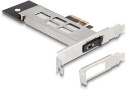 Delock PCI expressz kártya mobil-rack 1 x M. 2 NMVe SSD-hez - alacsony profilú formatényező