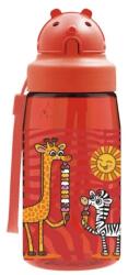 LAKEN Gyermekkulacs Laken Oby Tritan 450 ml, BPA, ftalátok és egyéb káros anyagoktól mentes, átlátszó, 120 g, mosogatógépben mosható Chupi