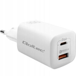Qoltec Töltő Adapter Laptophoz GaN Ultra 65W 5-20V 3.25A Usb-c Pd Usb Qc (50765)