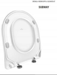 Villeroy & Boch WC-ülőke 44x37cm Villeroy & Boch Subway SlimSeat 9M656101 nr14 (9M656101)