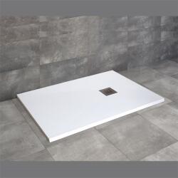 Radaway Kios F 120x70 cm szögletes öntöttmárvány zuhanytálca, fehér KF1270-53 (KF1270-53)