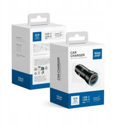 Blue Star Blue Star autós 3A 25W Type-C Usb A Pd QC3.0 Afc Pps fekete (288736)