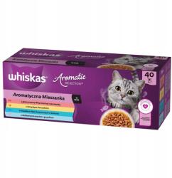 Whiskas Aromás Keverék tasak 40x85g Nedves macskaeledel szószban