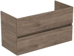 Ideal Standard Eurovit+ - Mosdószekrény, 55x100x44 cm, 2 fiókos, dió, diófa R0265Y9 (R0265Y9)
