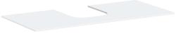 Hansgrohe Xevolos E - Munkalap mosdó alá, 118x55 cm, kivágás középen, matt fehér 54210700 (54210700)