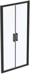 Ideal Standard Connect 2 - Zuhanyajtó 900 mm, fekete/tiszta üveg K9294V3 (K9294V3)