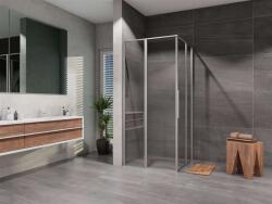 Lansanit LUX Slim Tadao - Négyrészes zuhanykabin 1000x1000 mm, króm/tiszta üveg LAN01018 (LAN01018)