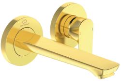 Ideal Standard Connect Air - Mosdókagyló-keverő, 2 lyukú beépítéshez, Brushed Gold A7029A2 (A7029A2)