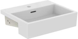 Ideal Standard Extra - Félig süllyesztett mosdókagyló, 500x420 mm, túlfolyóval, csapfurattal, fehér színben T373501 (T373501)