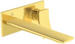 Ideal Standard Conca Tap - Mosdókagyló-keverő, rejtett beépítéshez, kifolyócső 22 cm, Brushed Gold A7372A2 (A7372A2)