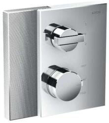 Hansgrohe Edge - Termosztatikus rejtett keverő 2 készülékhez, króm/gyémántcsiszolású 46761000 (46761000)