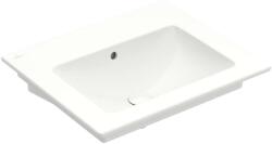 Villeroy & Boch Venticello - Mosdókagyló 600x500 mm, túlfolyóval, keverőnyílás nélkül, CeramicPlus, alpesi fehér 412462R1 (412462R1)