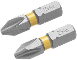 STANLEY Tartozékok - PH2 bitkészlet ScrewLock rendszerrel, hossza 25 mm, 2 db STA62675-XJ (STA62675-XJ)