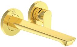 Ideal Standard Connect Air - Mosdókagyló-keverő rejtett beépítéshez, 2 lyukú beépítéshez, Brushed Gold A7009A2 (A7009A2)
