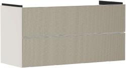 Hansgrohe Xevolos E - Mosdószekrény 118x58x48 cm, 2 fiókos, matt bézs/bronz 54185390 (54185390)