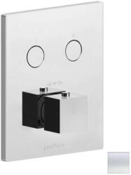 PAFFONI Compact Box - Termosztatikus keverő 2 készülékhez, süllyesztett, matt fehér színű CPT518BO (CPT518BO)