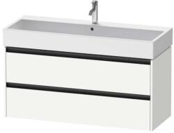 Duravit Ketho. 2 - Mosdószekrény 549x1184x460 mm, 2 fiókos, matt fehér K25279018180000 (K25279018180000)