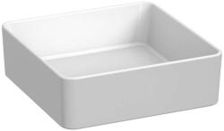 Jika Cubito Pure - Mosdókagyló pultra, 38x38 cm, túlfolyó nélkül, matt fehér H8184227571121 (H8184227571121)