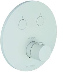 PAFFONI Compact Box - Termosztatikus keverő 2 készülékhez, süllyesztett, matt fehér színű CPT018BO (CPT018BO)
