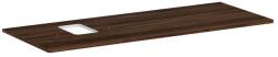 Hansgrohe Xelu Q - Mosdópult 136x55 cm, bal oldali kivágás, sötét dió 54123630 (54123630)