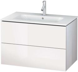 Duravit L-Cube - Mosdószekrény 550x820x481 mm, 2 fiókos, fényes fehér LC624102222 (LC624102222)