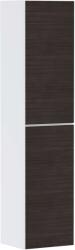 Hansgrohe Xevolos E - Magas szekrény 40x176x36 cm, 2 ajtós, jobb oldali zsanérok, matt fehér/sötét tölgy 54221730 (54221730)