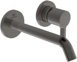 Ideal Standard Joy - Mosdókagyló-keverő, rejtett beépítéshez, 18 cm kifolyócső, 2 lyukú beépítés, Magnetic Grey A7378A5 (A7378A5)
