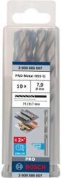 Bosch Tartozékok - Fém fúrókészlet, 7, 9x117 mm, 10 db 2608585507 (2608585507)