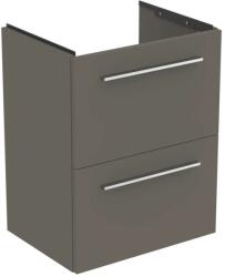 Ideal Standard i. Life S - Szekrény a mosdókagyló alatt, 500x375x630 mm, 2 fiók, szürke matt kvarc T5291NG (T5291NG)