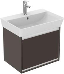 Ideal Standard Connect Air - Mosdókagyló alatti szekrény Cube 550 mm, 480x409x400 mm, barna matt/fehér matt E0844VY (E0844VY)