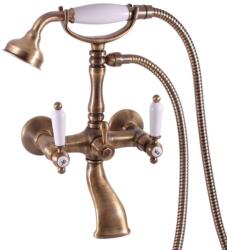 RAV SLEZÁK Morava - Fürdőszobai mixer tartozékokkal, sárgaréz MK560.5/2SM (MK560.5/2SM)