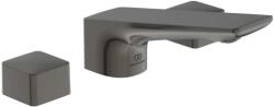 Ideal Standard Conca Tap - Mosdókagyló keverő, 3 lyukú beépítés, kifolyóval, Magnetic Grey BC759A5 (BC759A5)