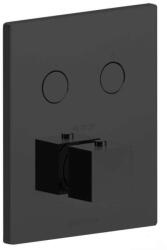 PAFFONI Compact Box - Termosztatikus keverő 2 készülékhez, süllyesztett, matt fekete színű CPT518NO (CPT518NO)