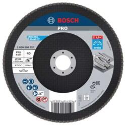 Bosch Tartozékok - Lamellás csiszolótárcsa acélhoz, P40, átmérő 180 mm 2608606737 (2608606737)